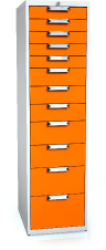 Univerzální kontejner pro pracovní stoly 1773 x 480 x 600 - 12x zásuvka